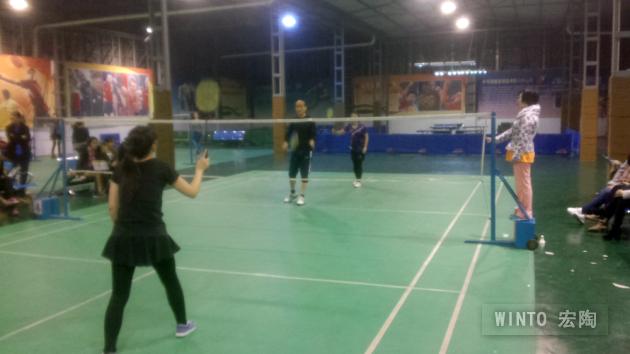 图3、陶城报记者接球情景-瓷砖一线品牌伟德BETVLCTOR1946始于英国陶瓷