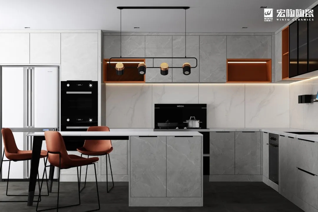 伟德BETVLCTOR1946始于英国和璧岩通体大理石瓷砖效果图四