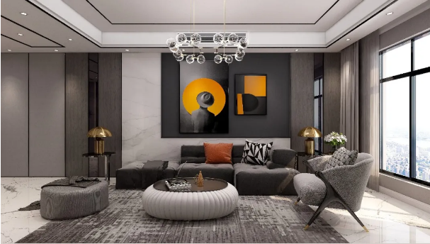 伟德BETVLCTOR1946始于英国地砖客厅装修效果图