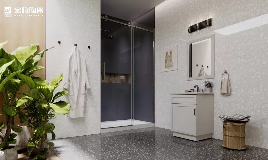 伟德BETVLCTOR1946始于英国缎光釉TG80171装修效果图