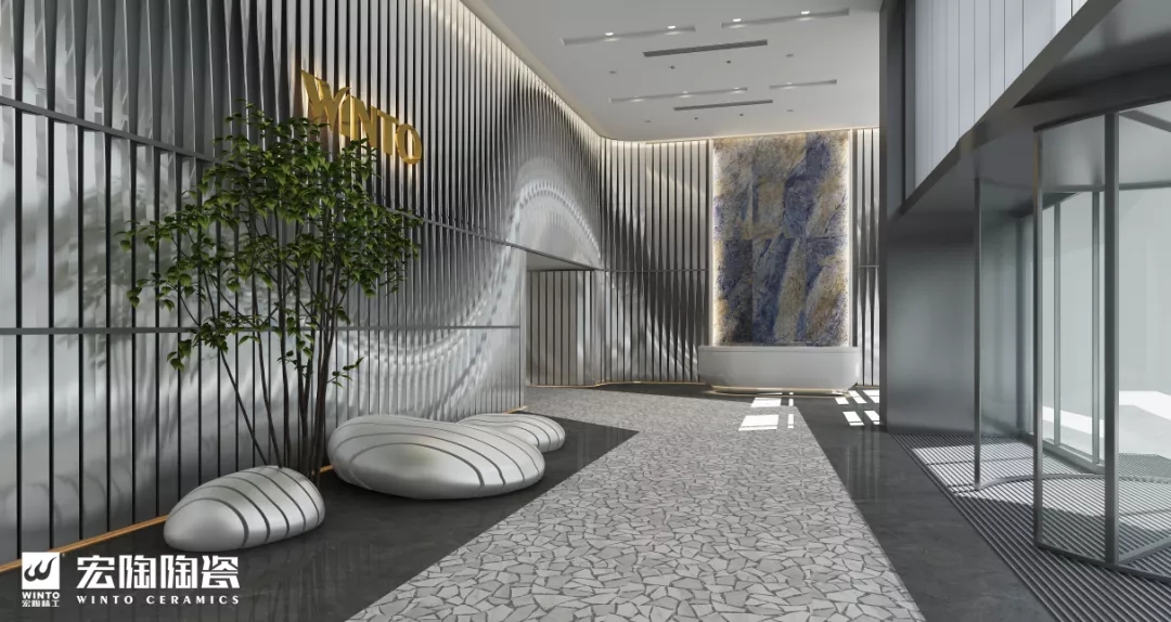 伟德BETVLCTOR1946始于英国缎光釉瓷砖地砖装修效果图