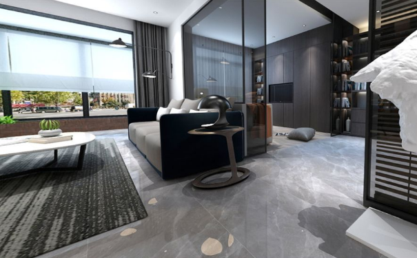 伟德BETVLCTOR1946始于英国灰色瓷砖卧室效果图