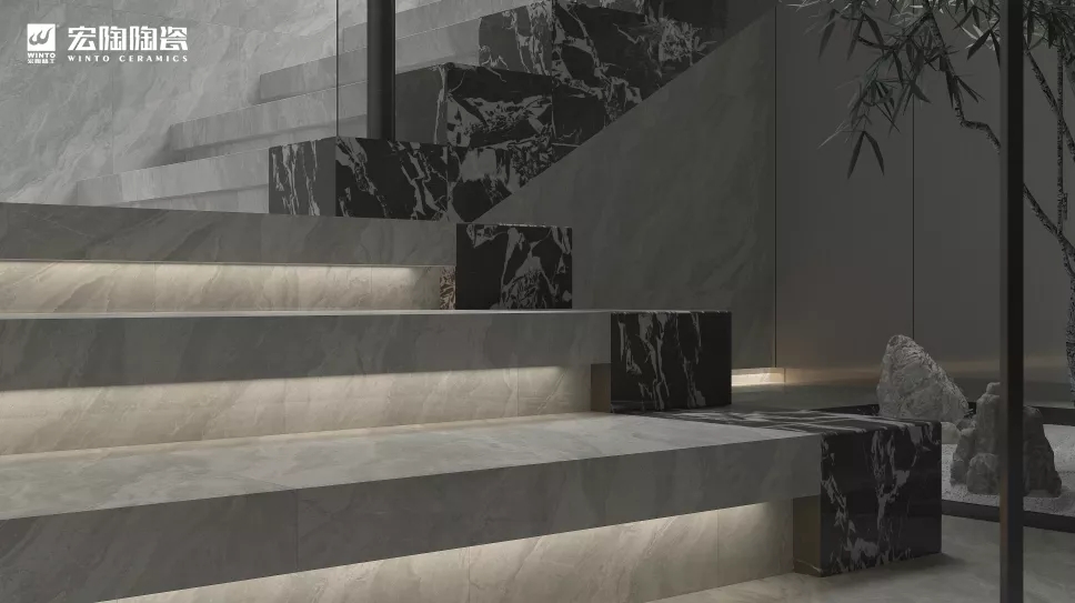 伟德BETVLCTOR1946始于英国奥尼灰瓷砖地砖装修效果图