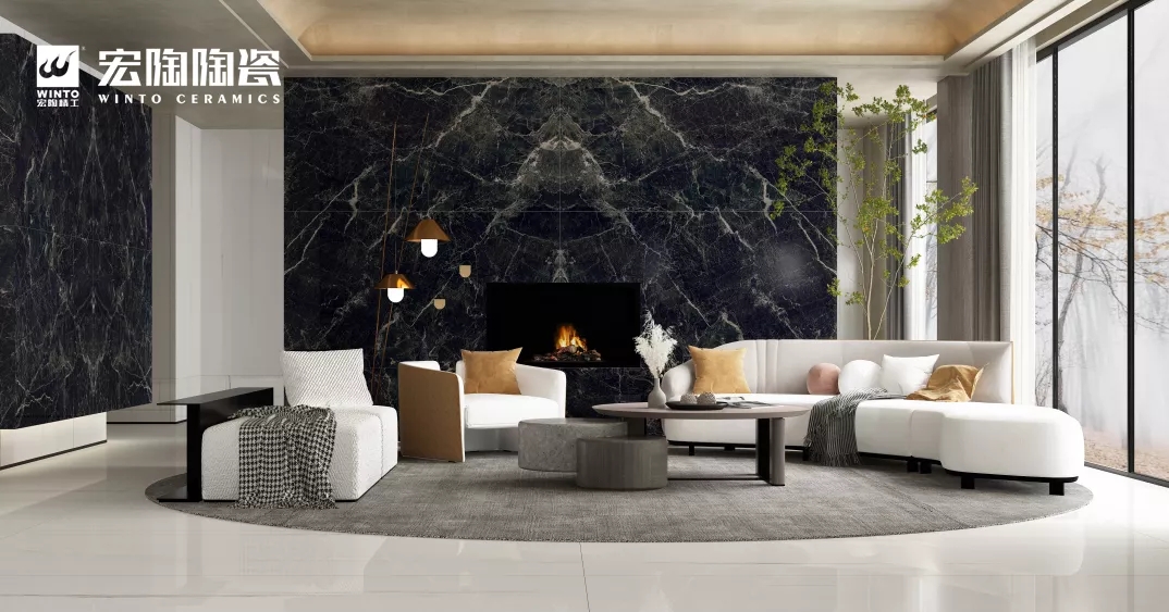 伟德BETVLCTOR1946始于英国岩板会客厅装修效果图展示