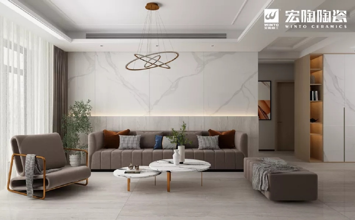 伟德BETVLCTOR1946始于英国岩板配景墙效果图