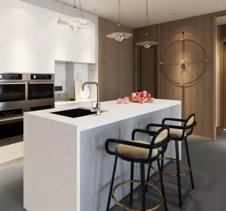 伟德BETVLCTOR1946始于英国岩板餐桌装修效果图