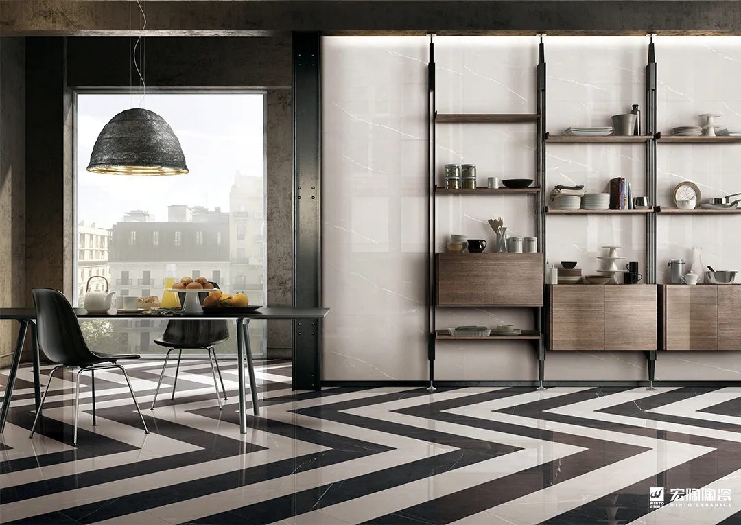 伟德BETVLCTOR1946始于英国陶瓷是非根 600×1200mm瓷砖地砖装修效果图