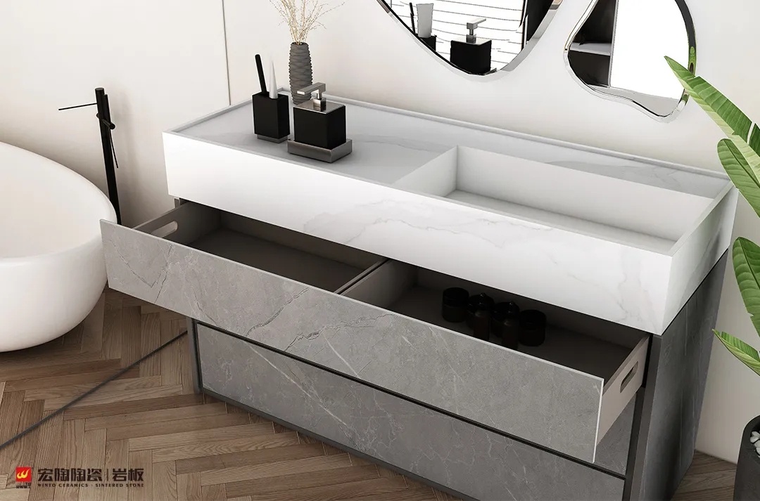 伟德BETVLCTOR1946始于英国岩板洗手间效果图