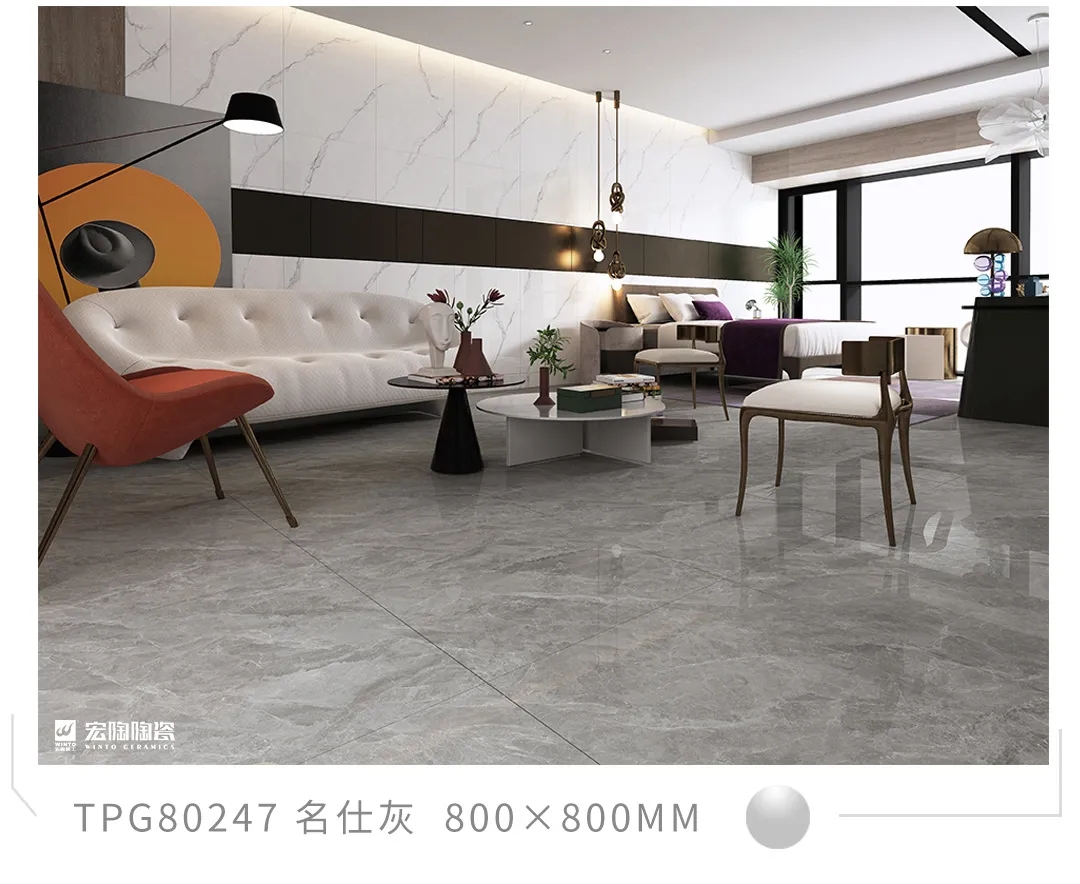 伟德BETVLCTOR1946始于英国TPG80247瓷砖地砖600x1200MM名仕灰效果图