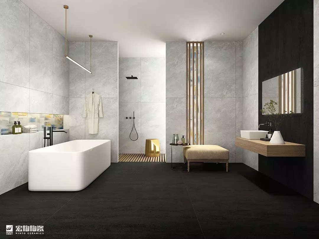 伟德BETVLCTOR1946始于英国750x1500mm仿古系列陶瓷大板效果图