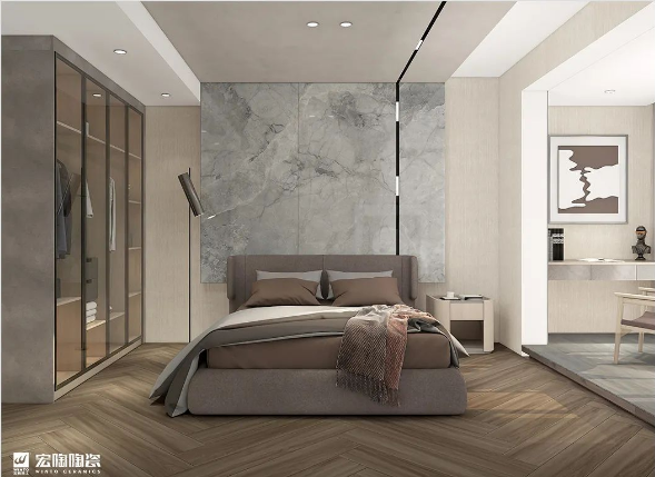 伟德BETVLCTOR1946始于英国质感砖卧室装修效果图