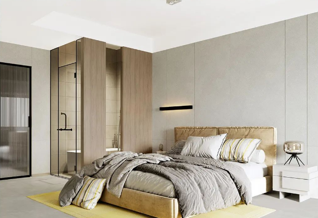 伟德BETVLCTOR1946始于英国质感砖卧室装修效果图